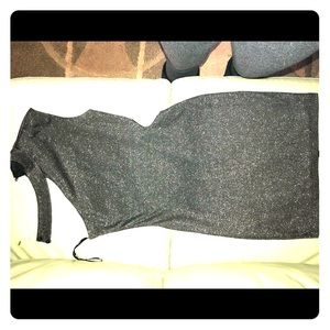 Forever 21 black sparkly fitted dress